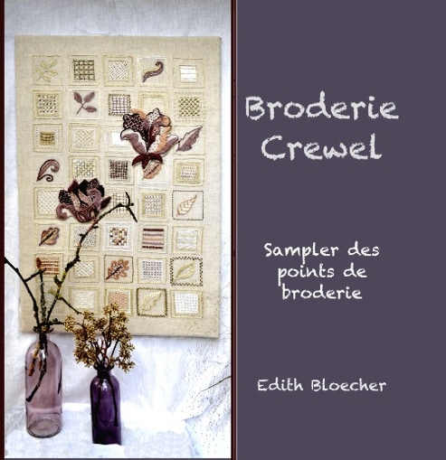 livre Broderie Crewel sampler des points de broderie