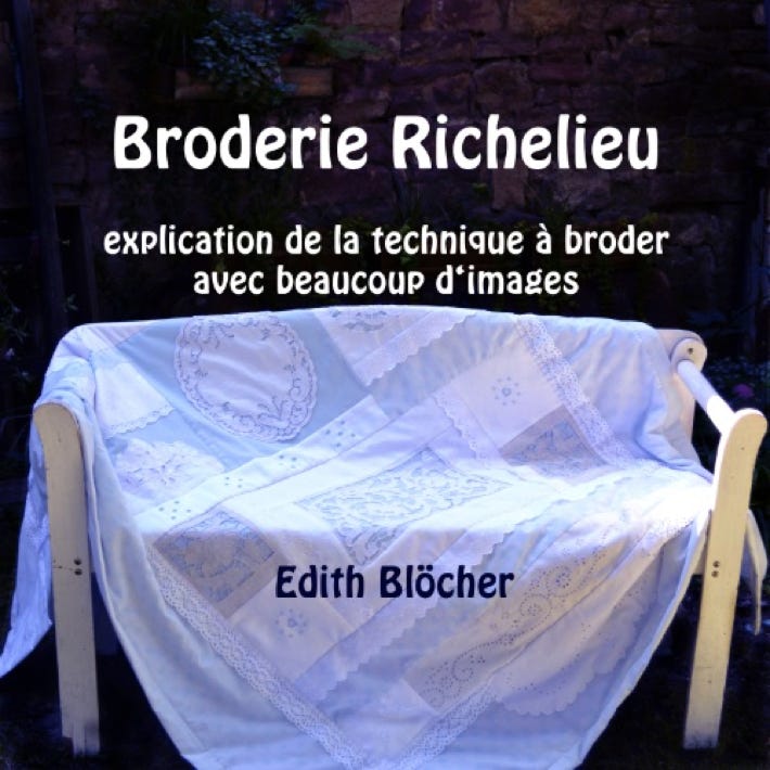 livre broderie Richelieu de Edith Bloecher