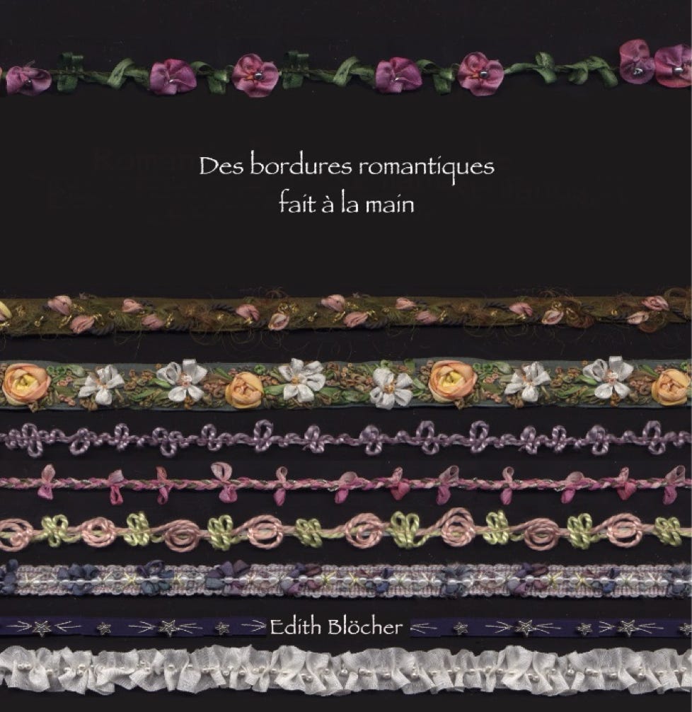livre  Des bordures romantique fait à la main
