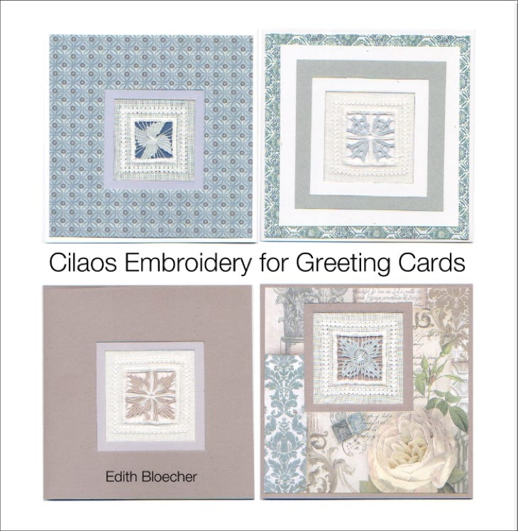 book Cilaos embroidery
