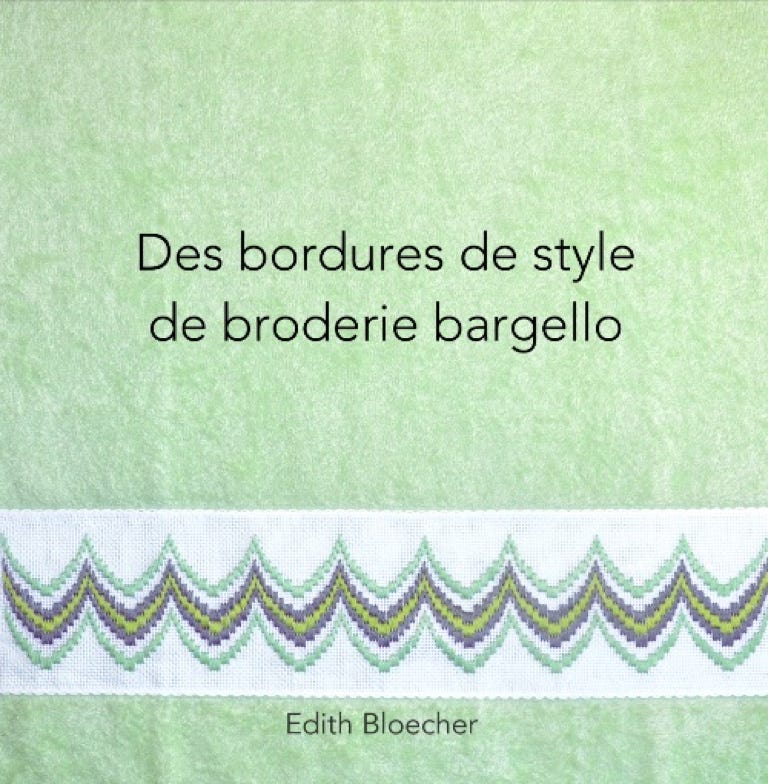 livre des bordures de style de broderie bargello