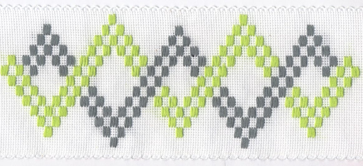 Bargello Stickerei Borte3