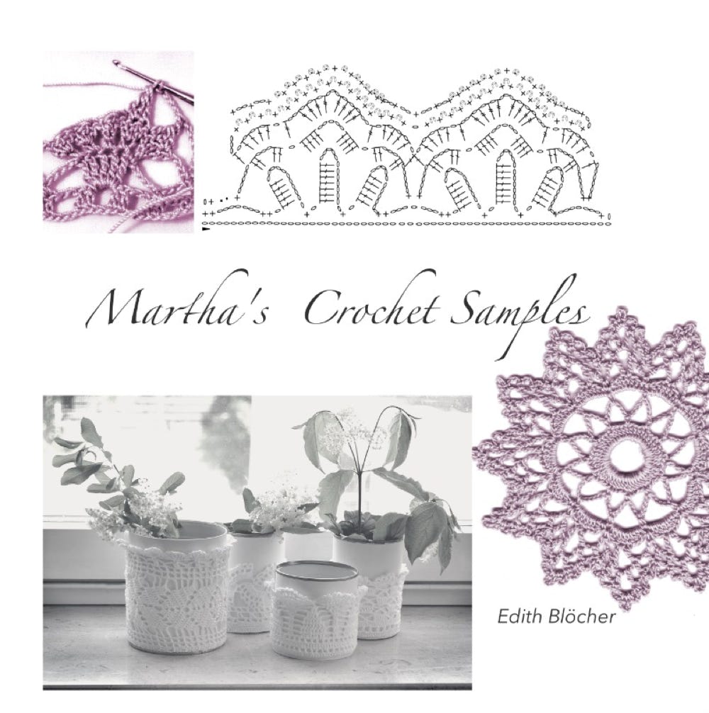book Martha's crochet samples