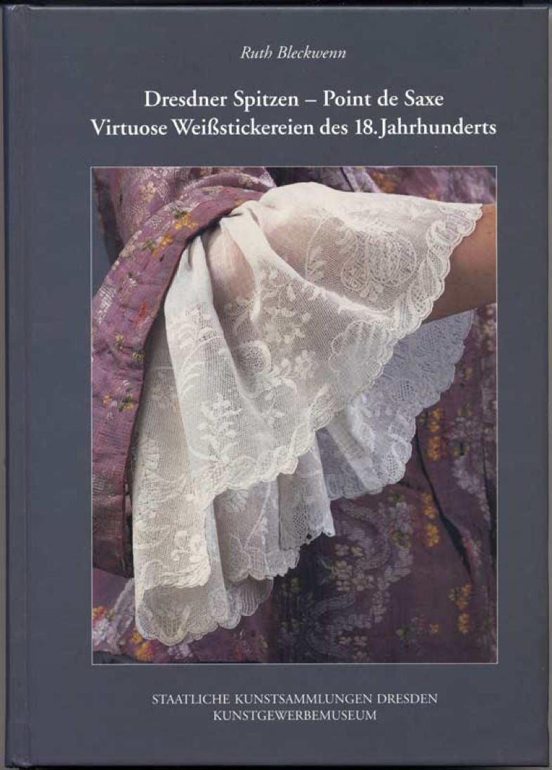 Buch Bleckwenn, Dresdner Spitzen, Point de Saxe
