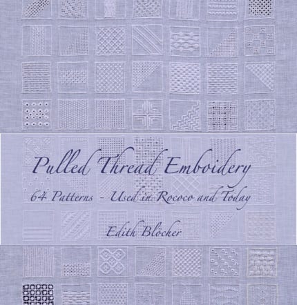 book pulled thread embroidery 64 patterns