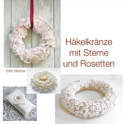 Buch um mit Rosetten und Sterne Kraenze zu gestalten