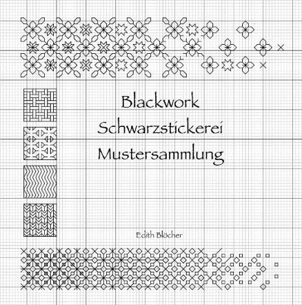 Buch Blackwork Schwarzstickerei Mustersammlung