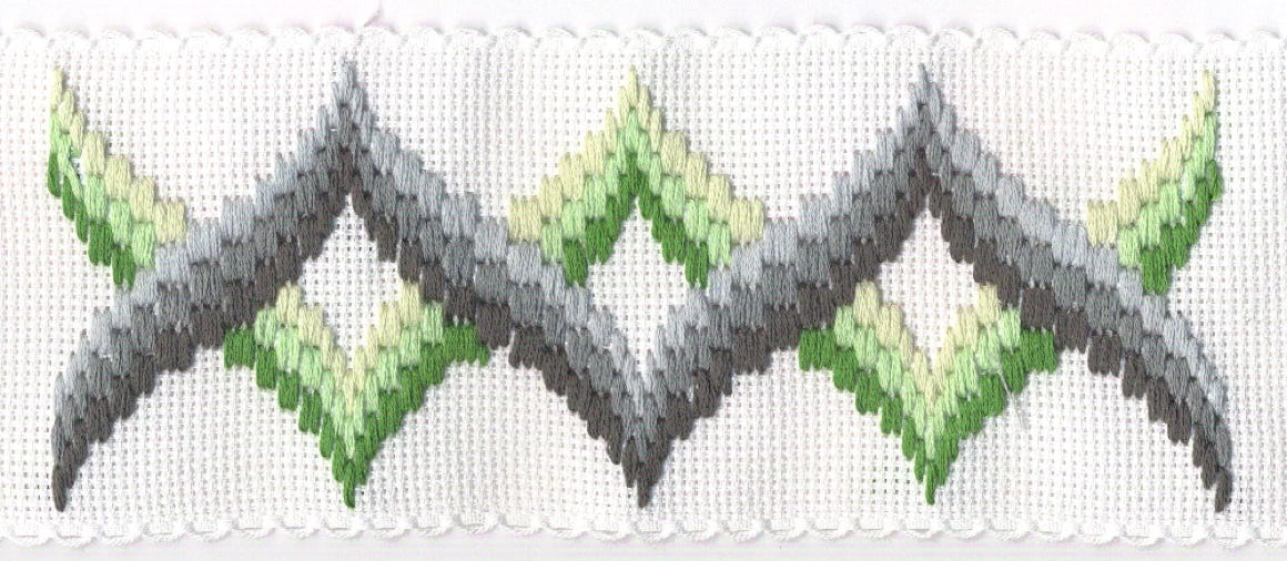 Bargello Stickerei Borte2