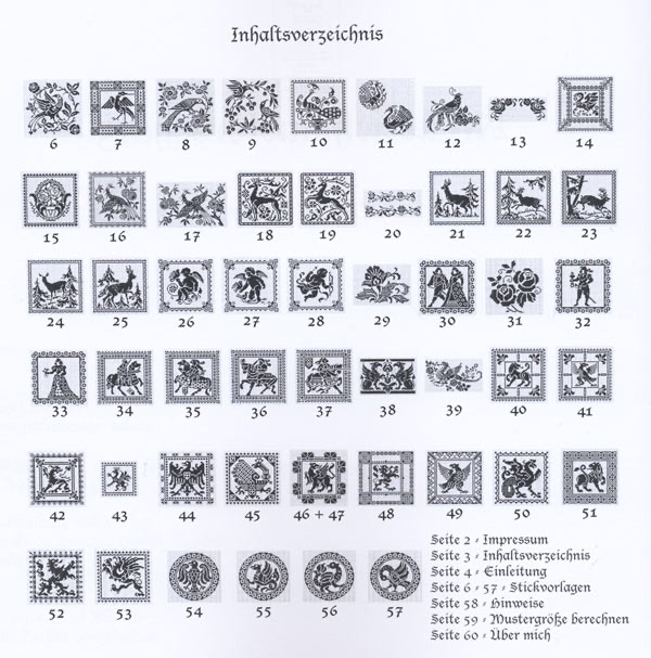 Inhalt von Kreuzstichmusterschatz