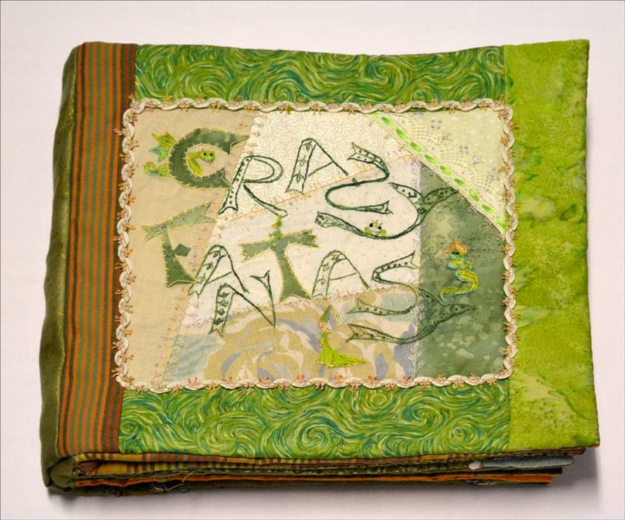 textiles Buch Crazy Fantasy