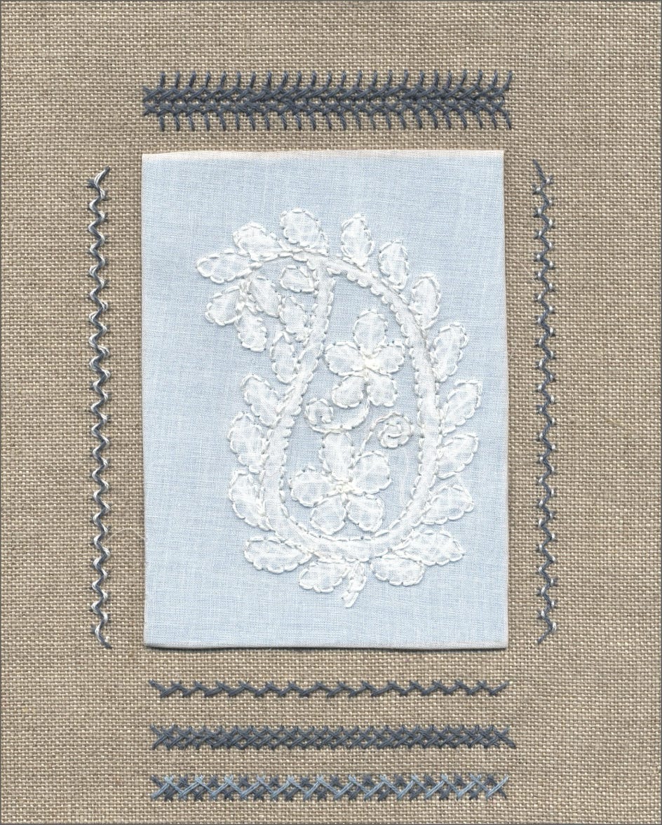Buchseite Hexenstich