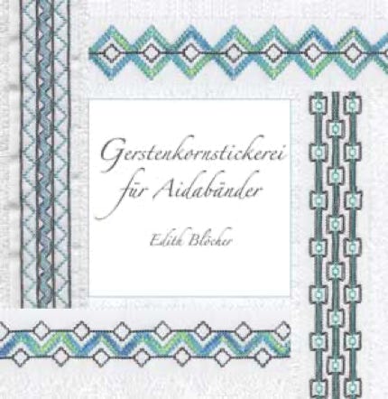 Buch Gerstenkornstickerei für Aidabänder zum Beispiel auf Handtücher