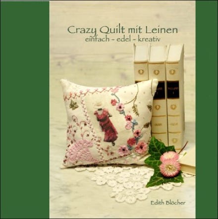 Buch Crazy Qilt mit Leinen