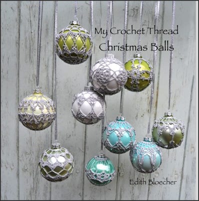 book for crochet thread christmas balls
