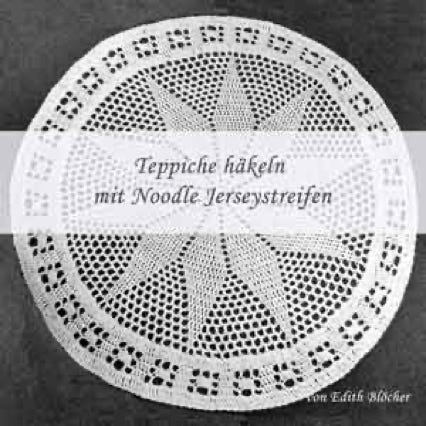 Teppiche häkeln aus Noodle Jerseystreifen