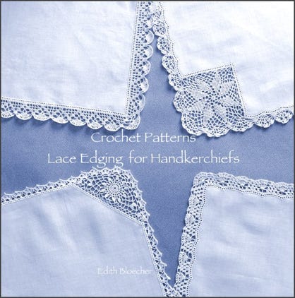 book crochet patterns lace edging for handkerchiefs