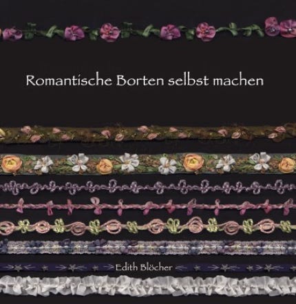 Buch romantische Borten selbst machen für Crazy Quilt