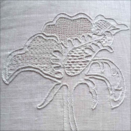 pulled thread embroidery technique and books
