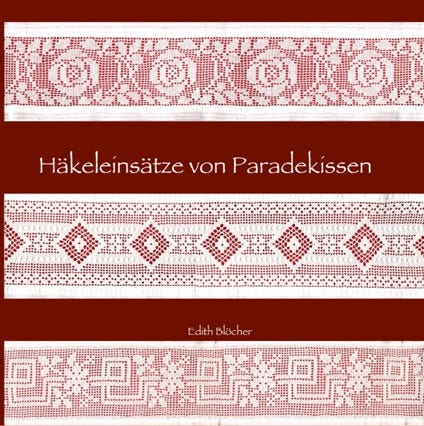 Buch Häekleinsätze , Häkelspitzen für Paradekissen